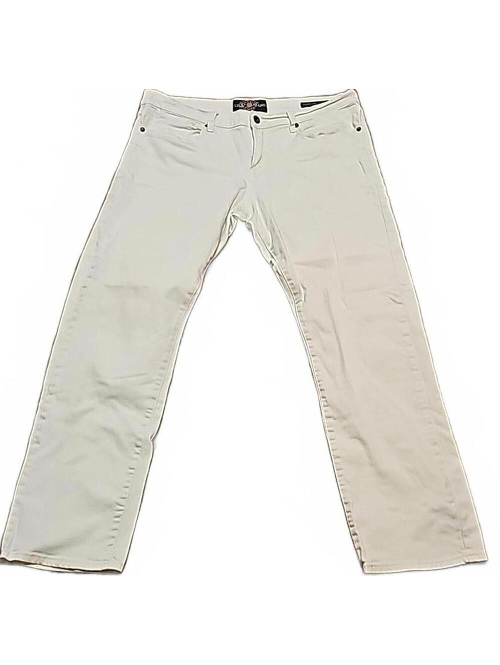 Lucky Brand White Sienna Tomboy Crop Jeans
